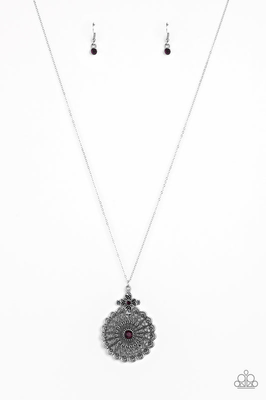 Walk On The WILDFLOWER Side – Purple | Paparazzi Necklace