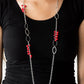 Flirty Foxtrot – Red | Paparazzi Necklace