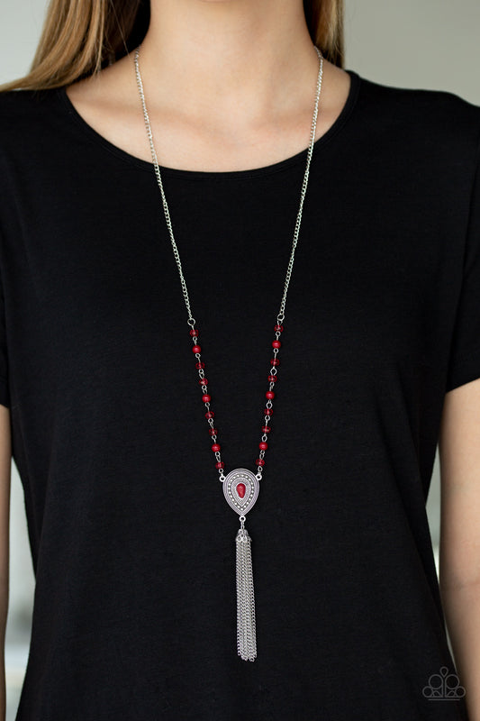 Soul Quest – Red | Paparazzi Necklace