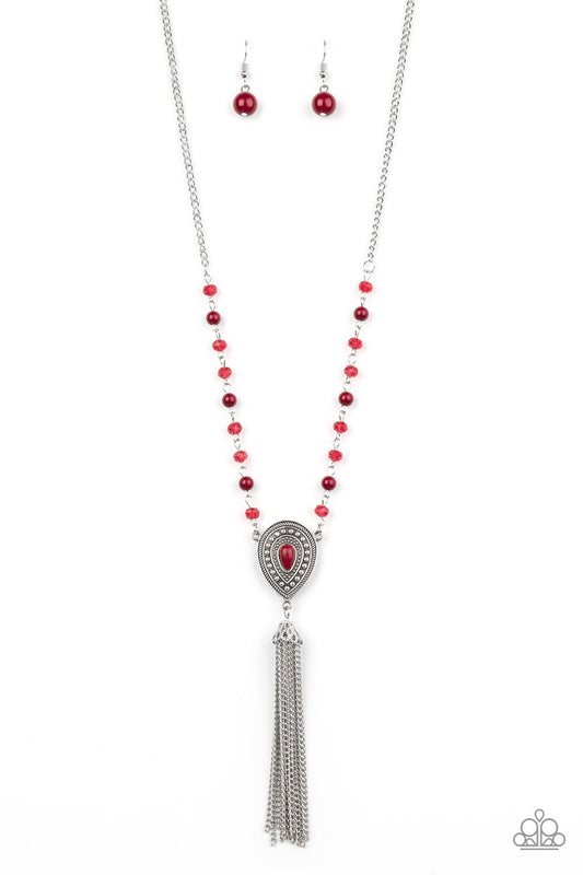 Soul Quest – Red | Paparazzi Necklace