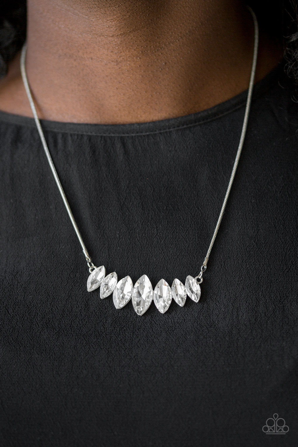 Leading Lady – White | Paparazzi Necklace