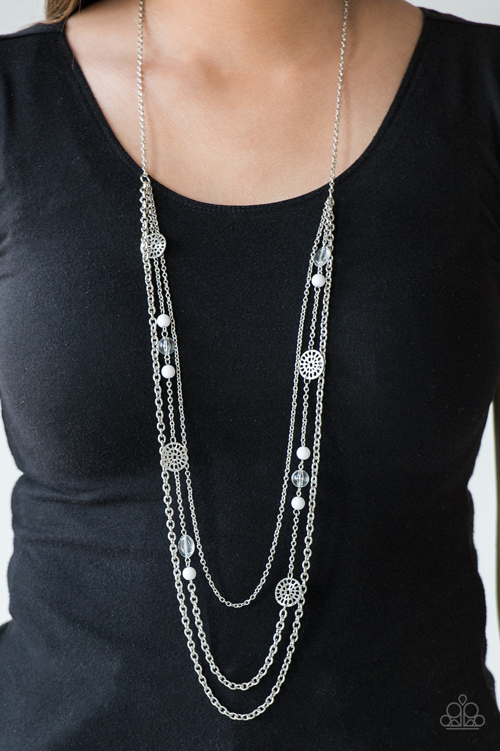 Pretty Pop-tastic! – White | Paparazzi Necklace