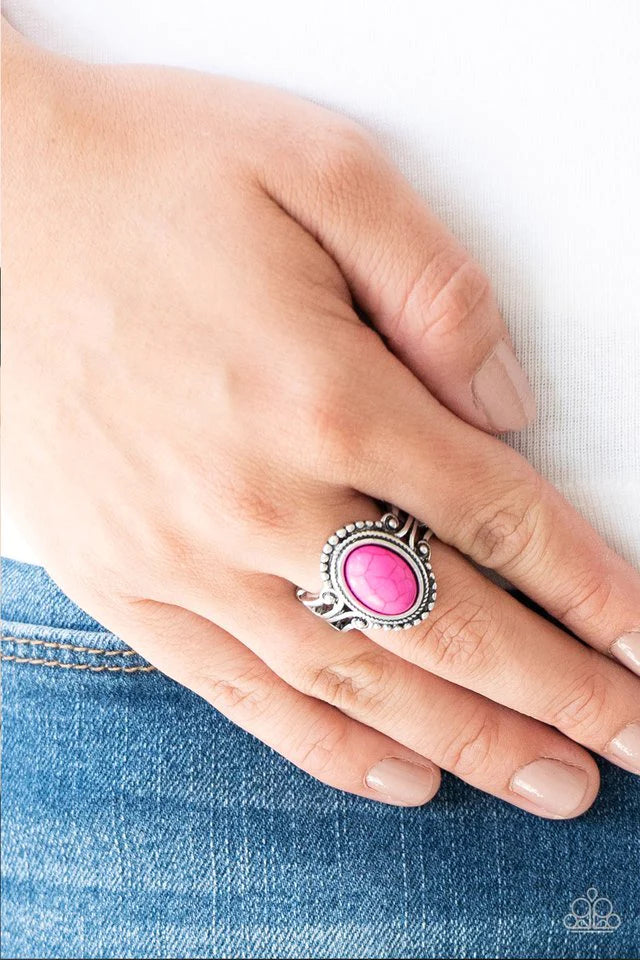 All The World as a Stagecoach – Pink | Paparazzi Ring