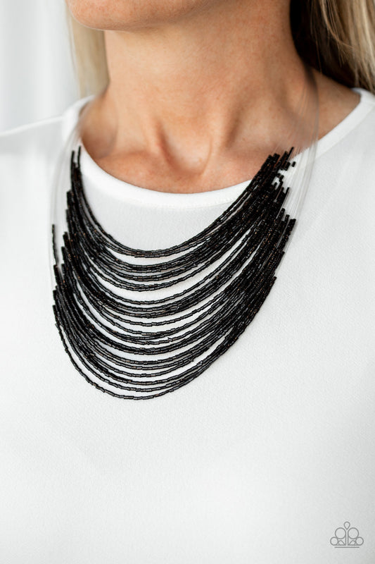 Catwalk Queen – Black | Paparazzi Necklace