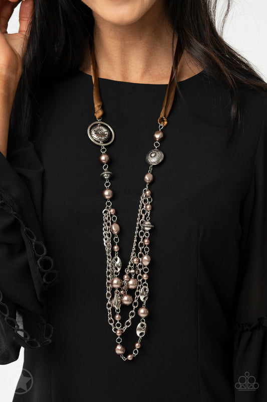 All The Trimmings – Brown | Paparazzi Necklace