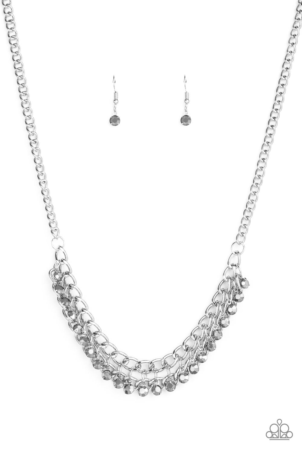 Glow and Grind – Silver | Paparazzi Necklace