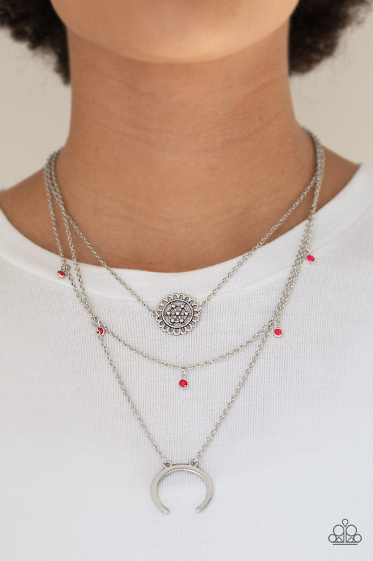 Lunar Lotus – Pink | Paparazzi Necklace