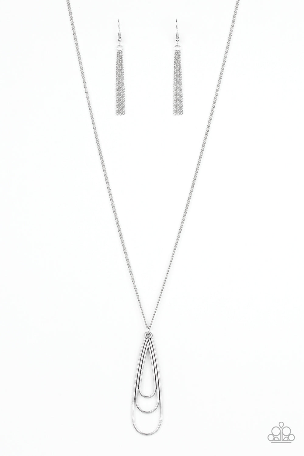 The Big Three – Silver | Paparazzi Necklace