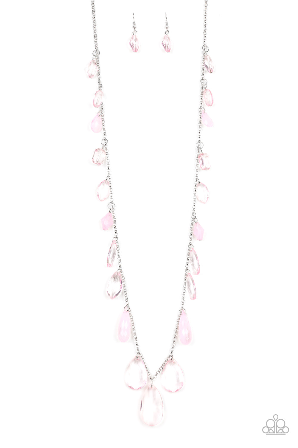 GLOW And Steady Wins The Race – Pink | Paparazzi Necklace