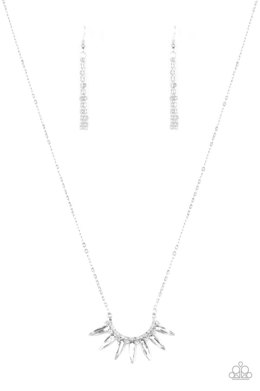 Empirical Elegance – White | Paparazzi Necklace