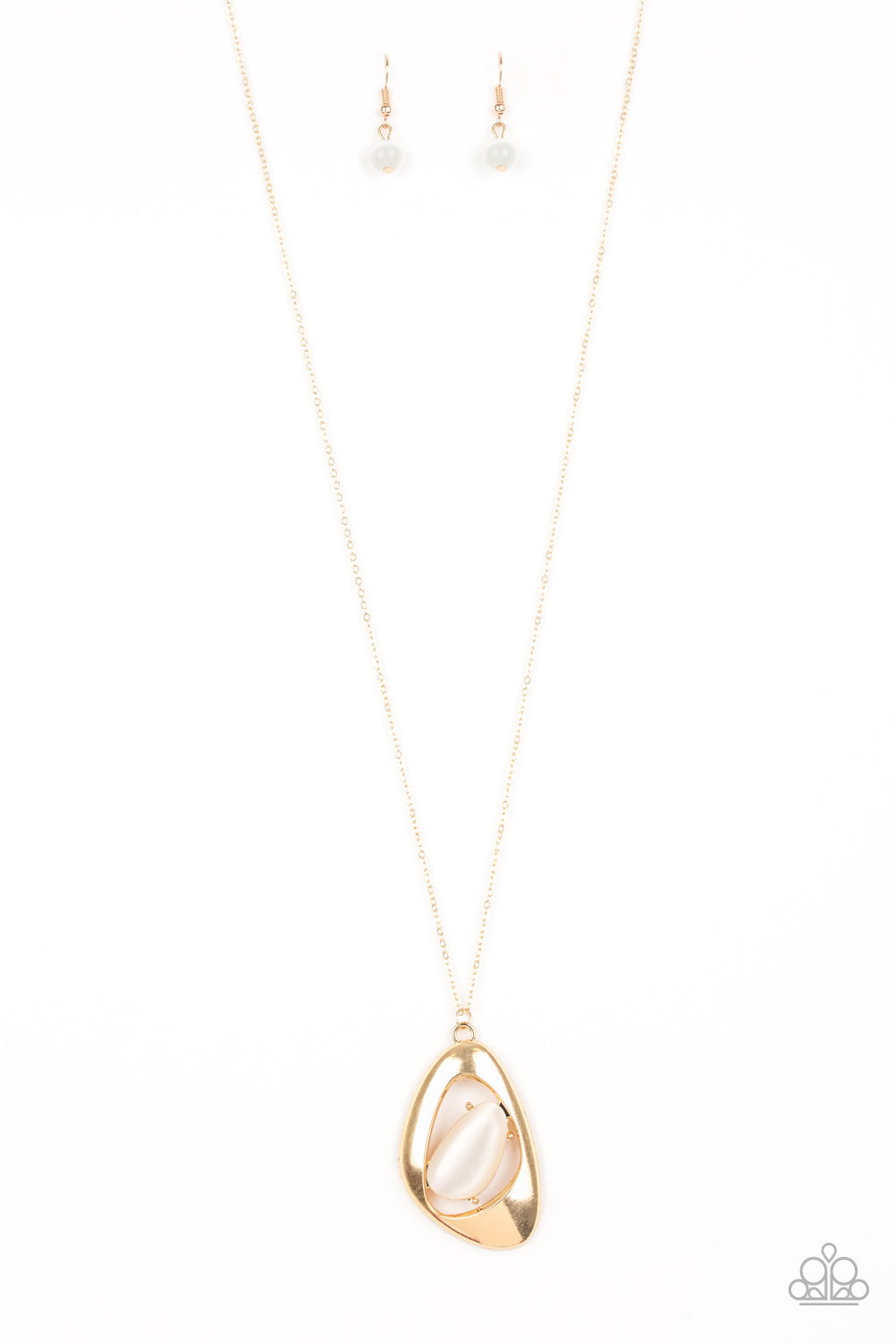 Asymmetrical Bliss – Gold | Paparazzi Necklace