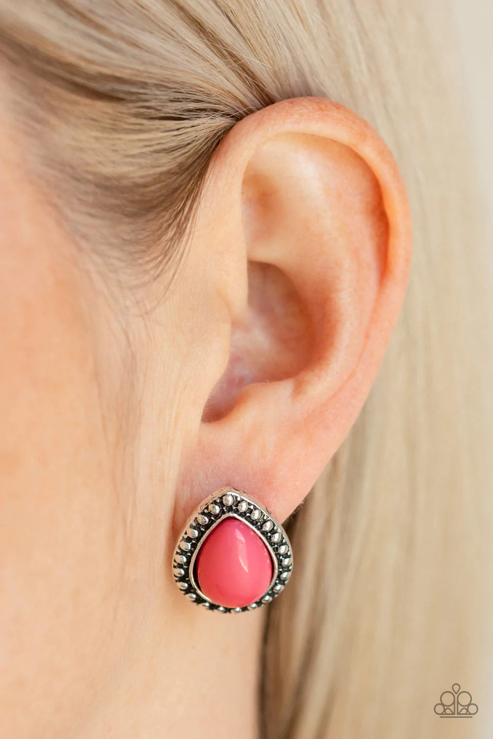 Boldly Beaded – Pink | Paparazzi Earrings