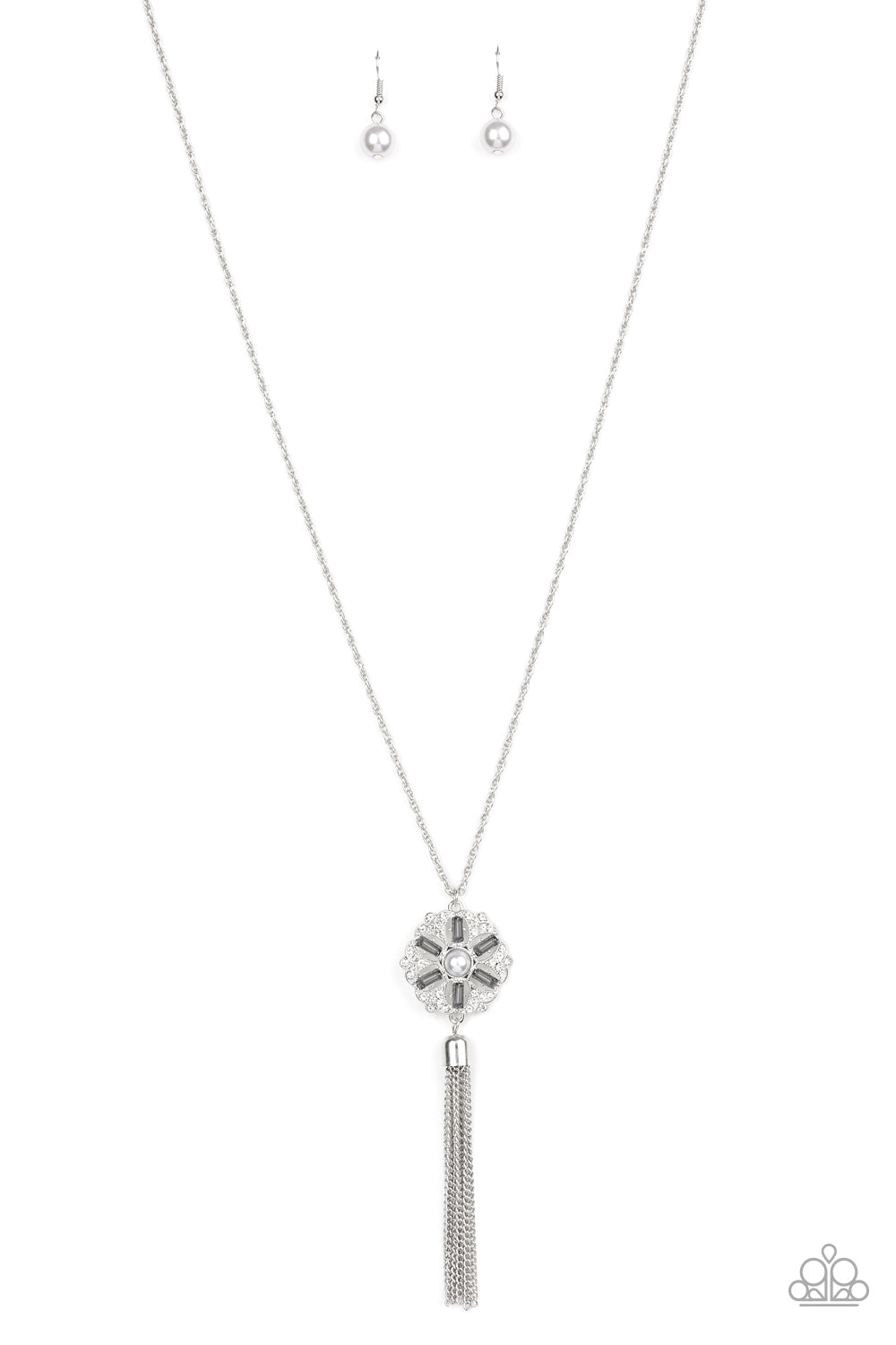 Fine Florals – Silver | Paparazzi Necklace