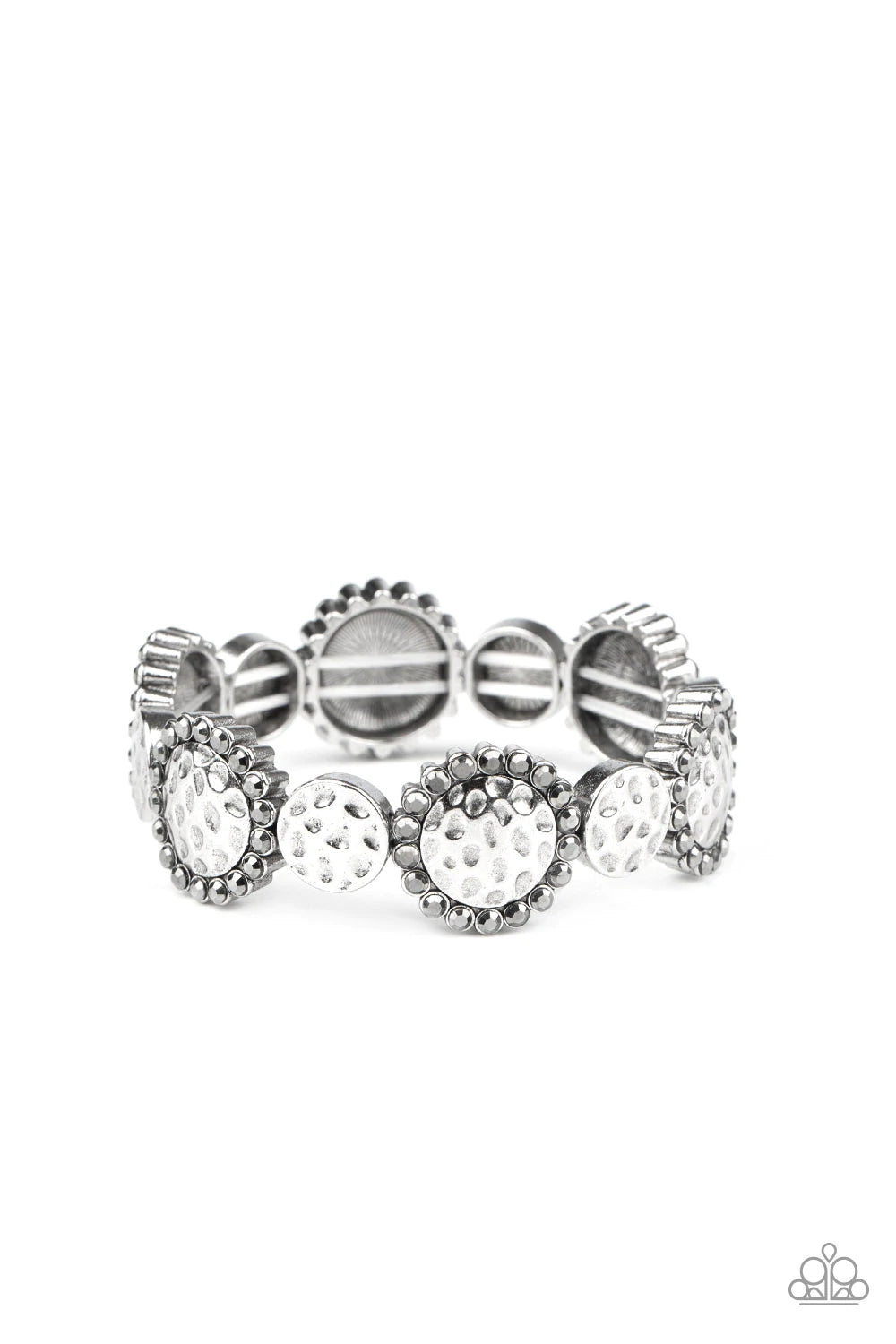 Mixed Up Metro – Silver | Paparazzi Bracelet