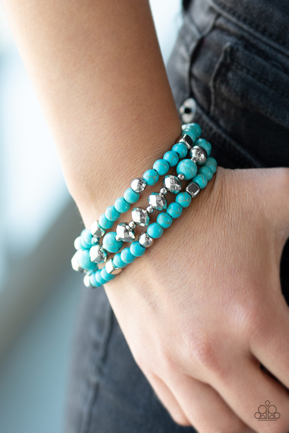 Mountain Artist – Blue | Paparazzi Bracelet