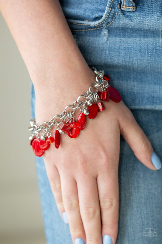Seashore Sailing – Red | Paparazzi Bracelet