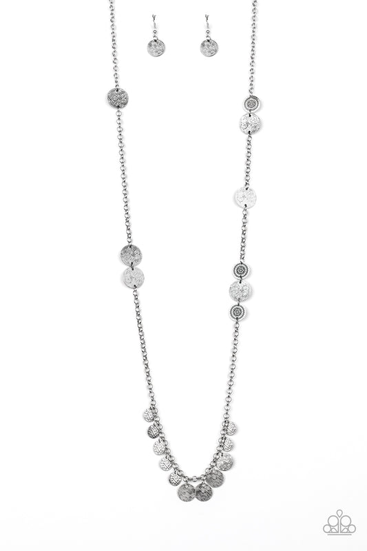 Trailblazing Trinket – Silver | Paparazzi Necklace