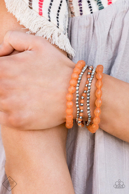 Sugary Sweet – Orange | Paparazzi Bracelet