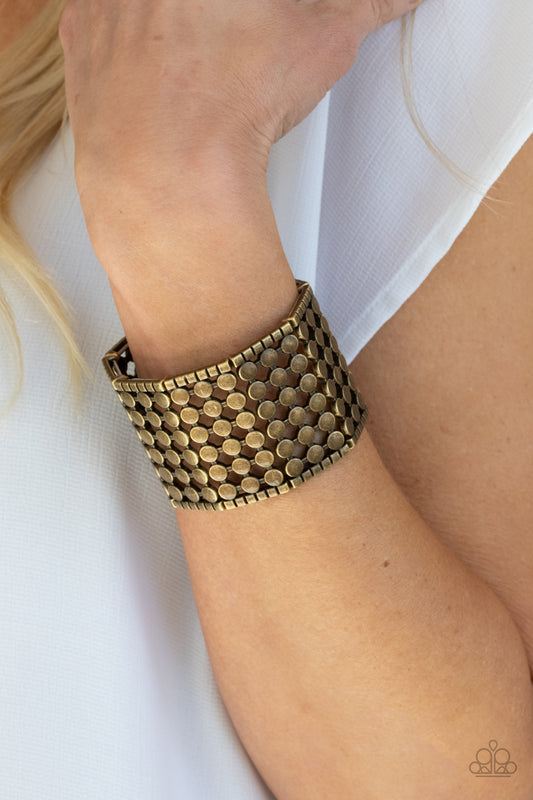 Cool and CONNECTED – Brass | Paparazzi Bracelet