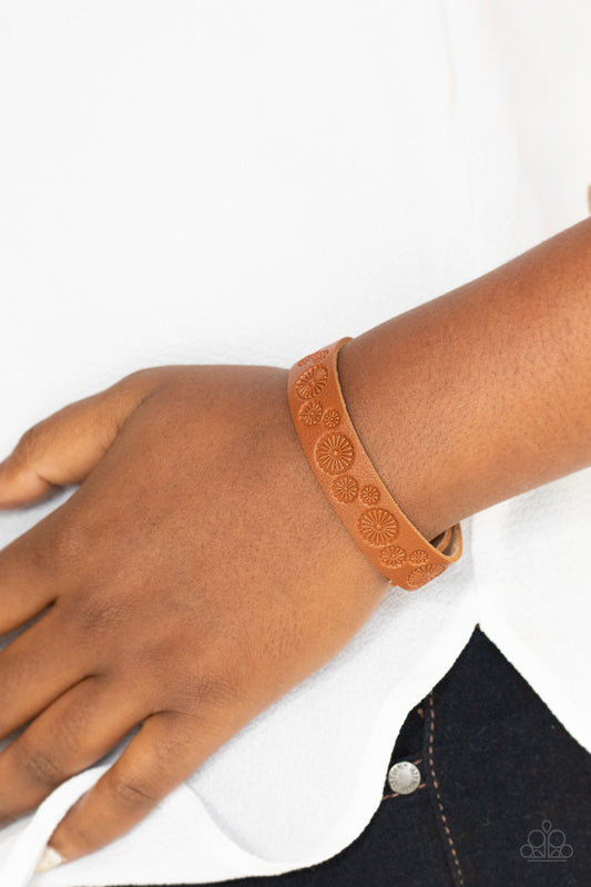 Follow The Wildflowers – Brown | Paparazzi Bracelet