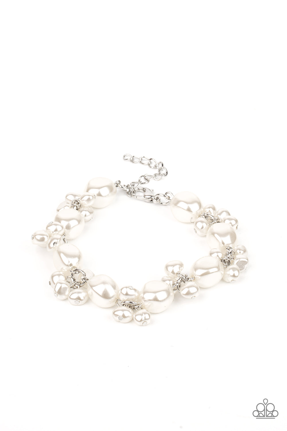 Imperfectly Perfect – White | Paparazzi Bracelet