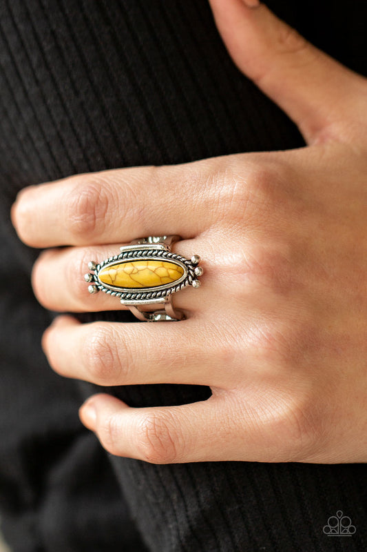Sahara Escape – Yellow | Paparazzi Ring