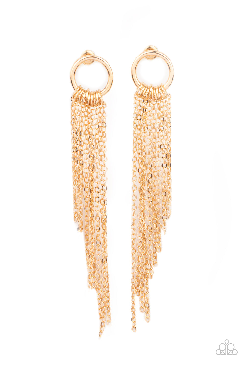 Divinely Dipping – Gold | Paparazzi Earrings