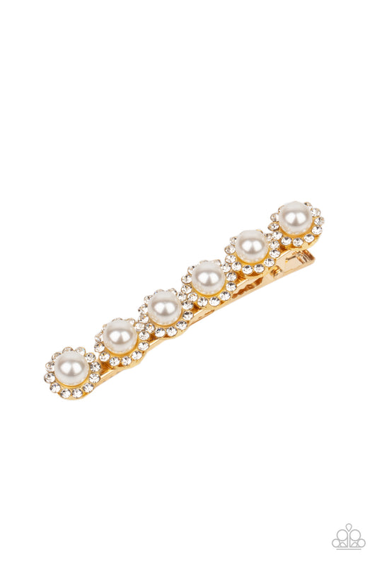 Polished Posh – Gold | Paparazzi Hair Clips