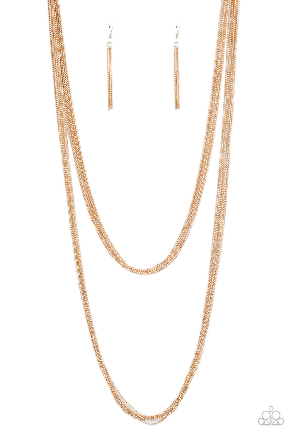 Save Your TIERS – Gold | Paparazzi Necklace