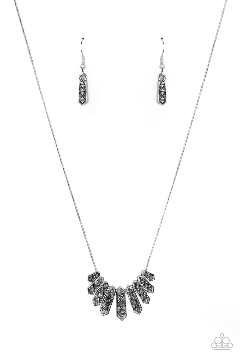Monumental March – Silver | Paparazzi Necklace