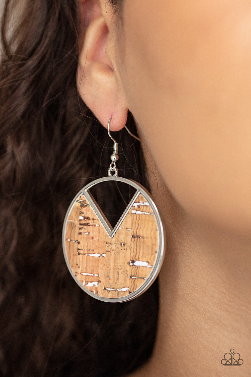 Nod to Nature – White | Paparazzi Earrings