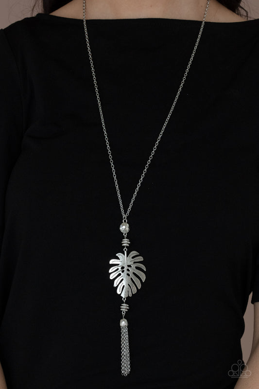 Palm Promenade - – Silver | Paparazzi Necklace