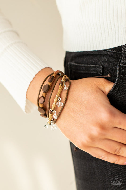 Run The Rapids – Brown | Paparazzi Bracelet