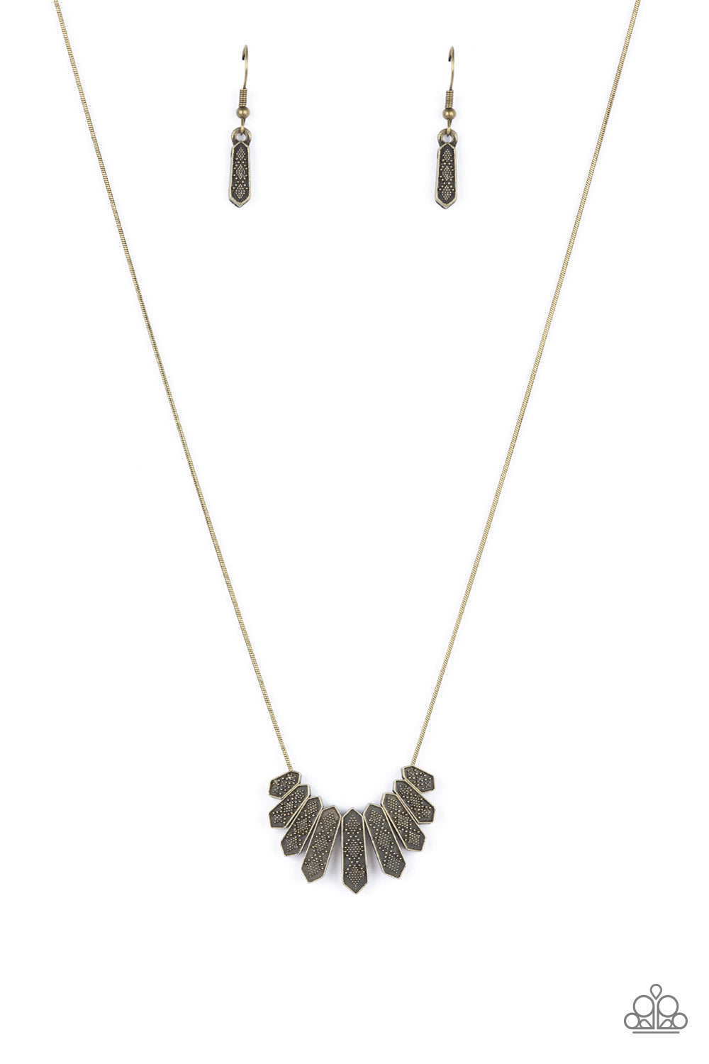 Monumental March – Brass | Paparazzi Necklace