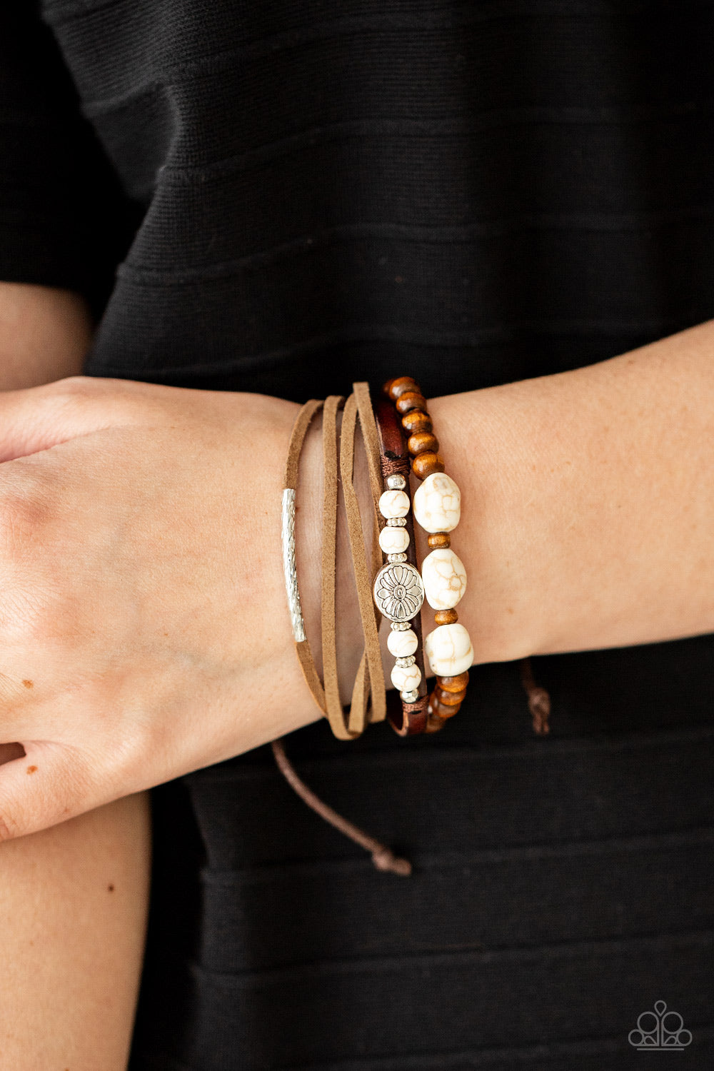 Act Natural – White | Paparazzi Bracelet