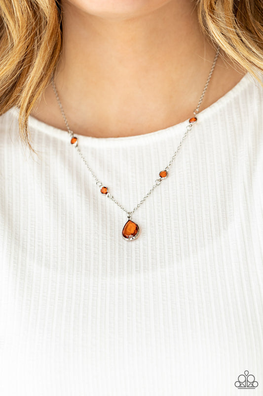 Romantic Rendezvous – Brown | Paparazzi Necklace