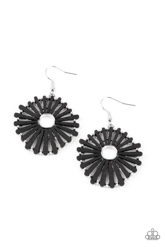 SPOKE Too Soon – Black | Paparazzi Earrings