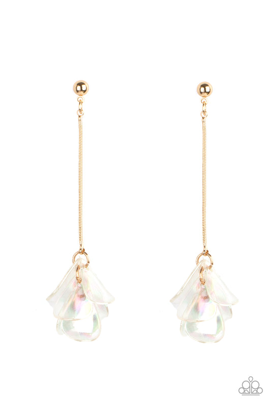Keep Them In Suspense – Gold | Paparazzi Earrings