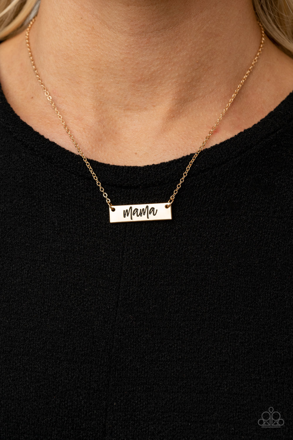 Blessed Mama – Gold | Paparazzi Necklace