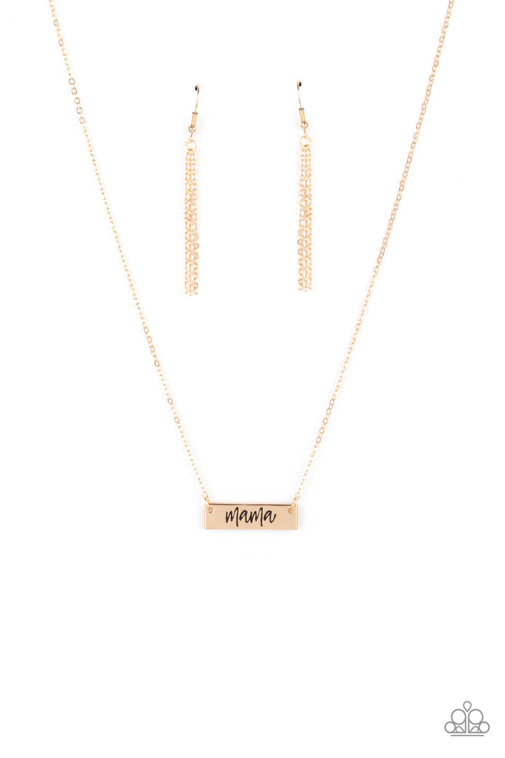 Blessed Mama – Gold | Paparazzi Necklace