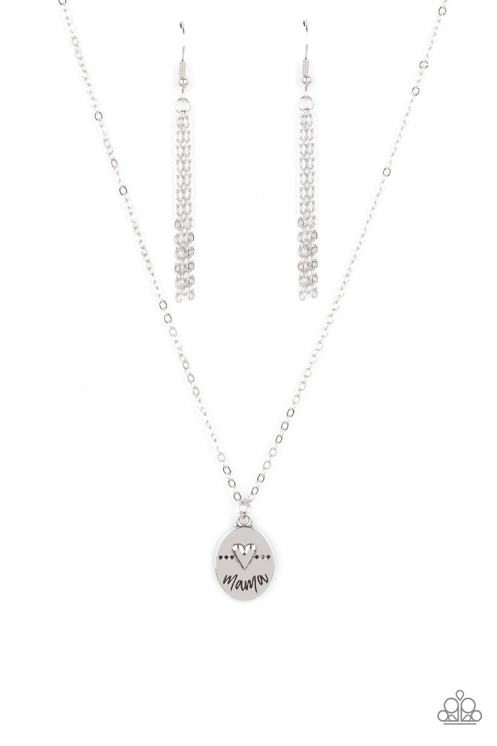 They Call Me Mama – Silver | Paparazzi Necklace