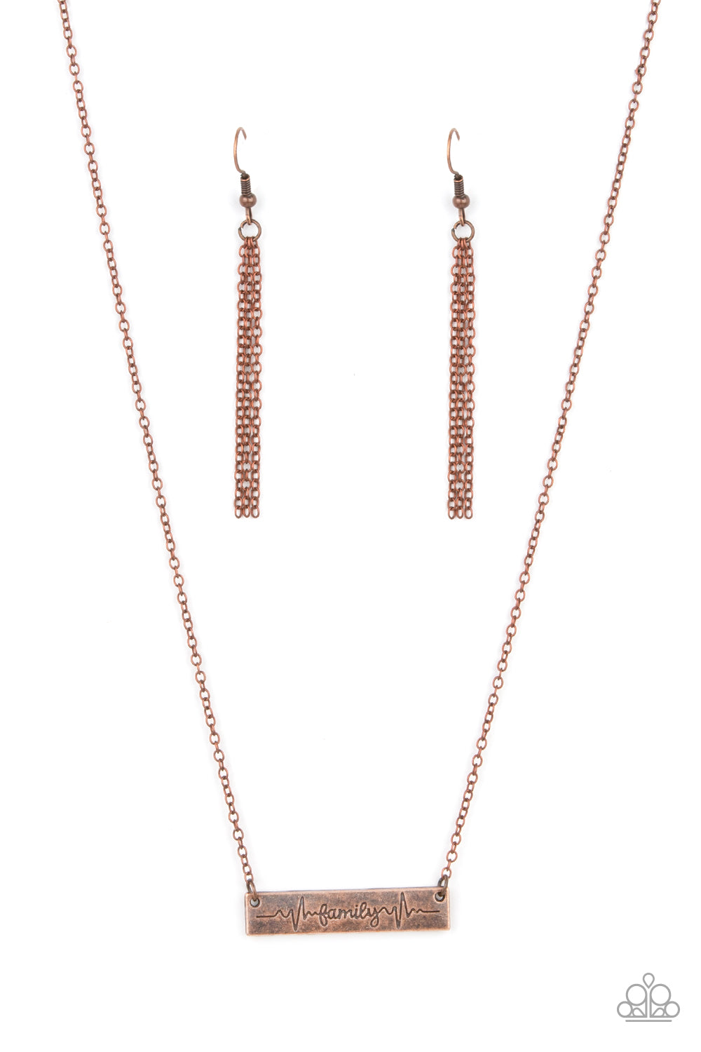Living The Mom Life – Copper | Paparazzi Necklace