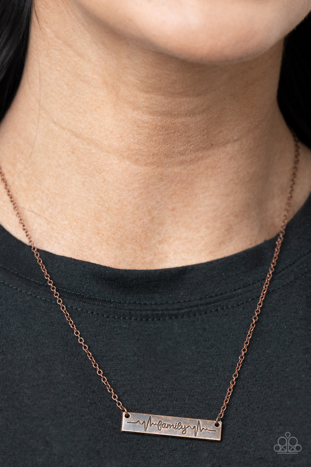 Living The Mom Life – Copper | Paparazzi Necklace
