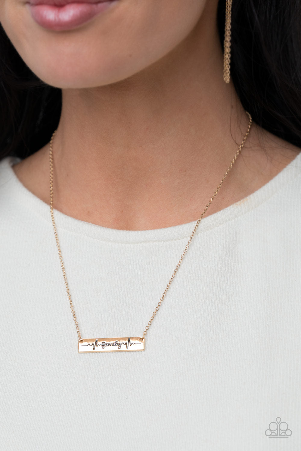 Living The Mom Life – Gold | Paparazzi Necklace