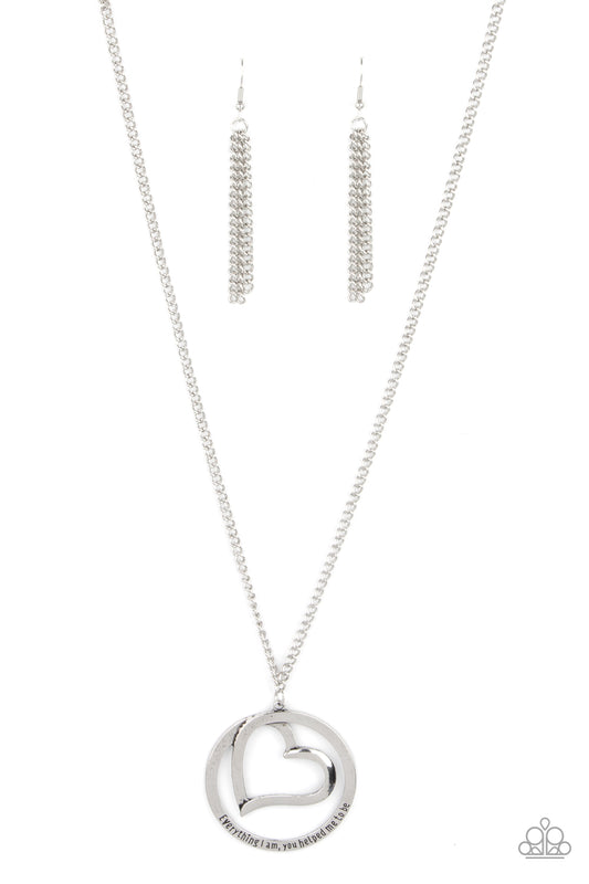 Positively Perfect – Silver | Paparazzi Necklace
