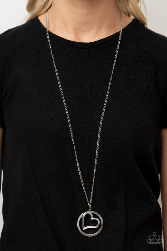 Positively Perfect – Silver | Paparazzi Necklace