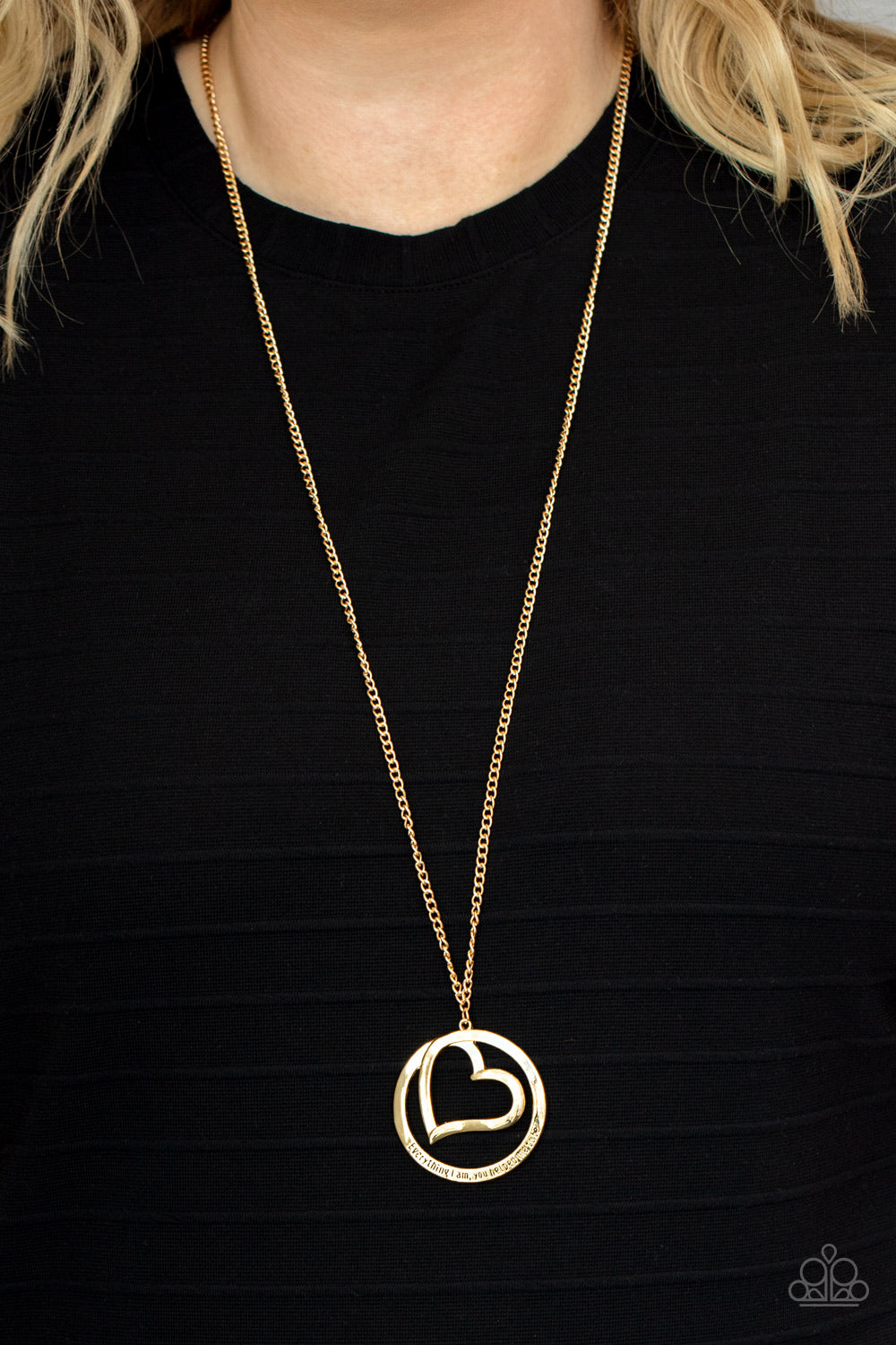 Positively Perfect – Gold | Paparazzi Necklace