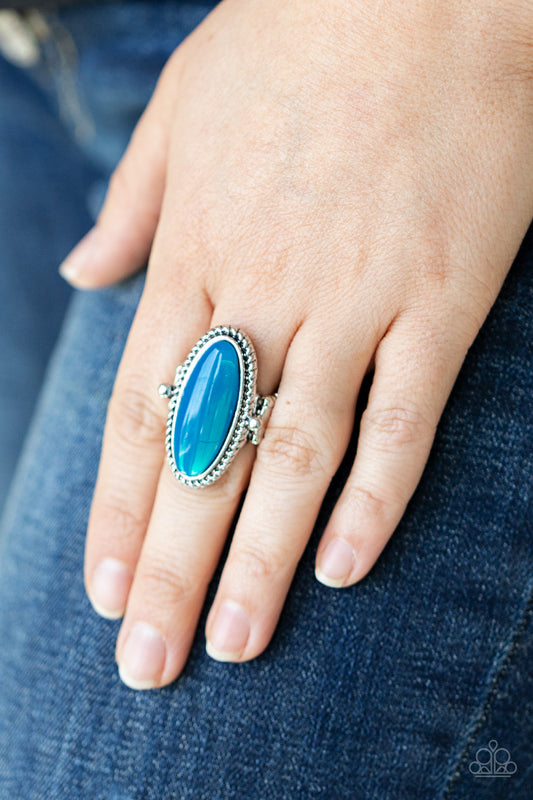 Oval Oasis – Blue | Paparazzi Ring