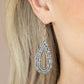 Exquisite Exaggeration – Silver | Paparazzi Earrings