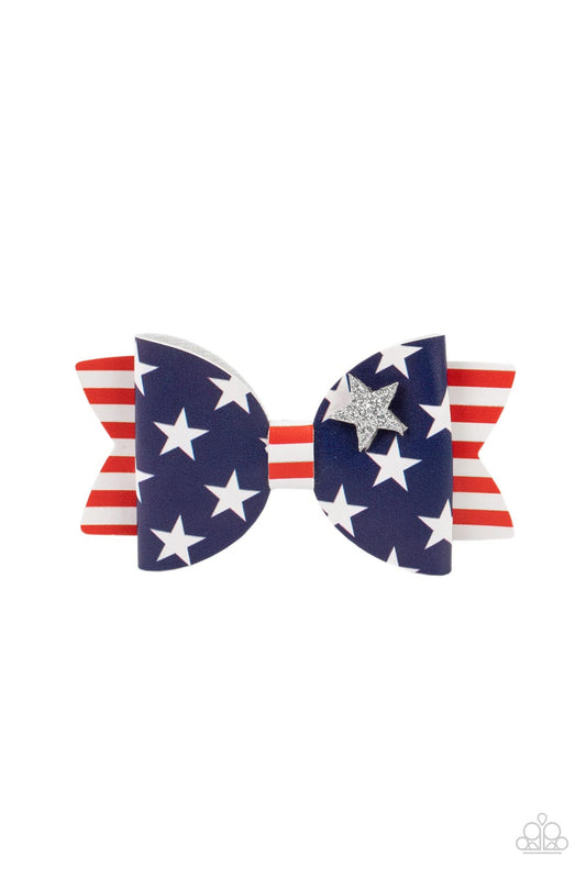 Red, White, and Bows – Multi | Paparazzi Hair Clips